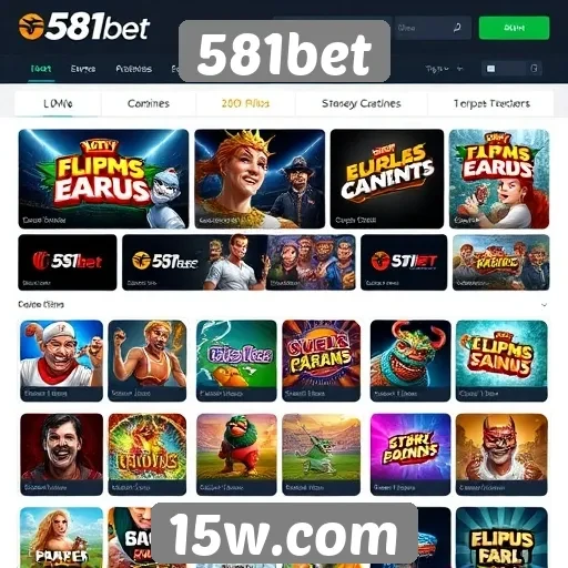 581bet análise das opções de jogos disponíveis
